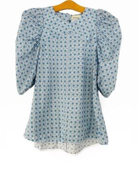 Tish Cox • Floral Print Puff Sleeve Top
